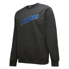 NBA Golden State Warriors Black Out Collection Snow Washed Vintage Logo Pullover Sweatshirt sale