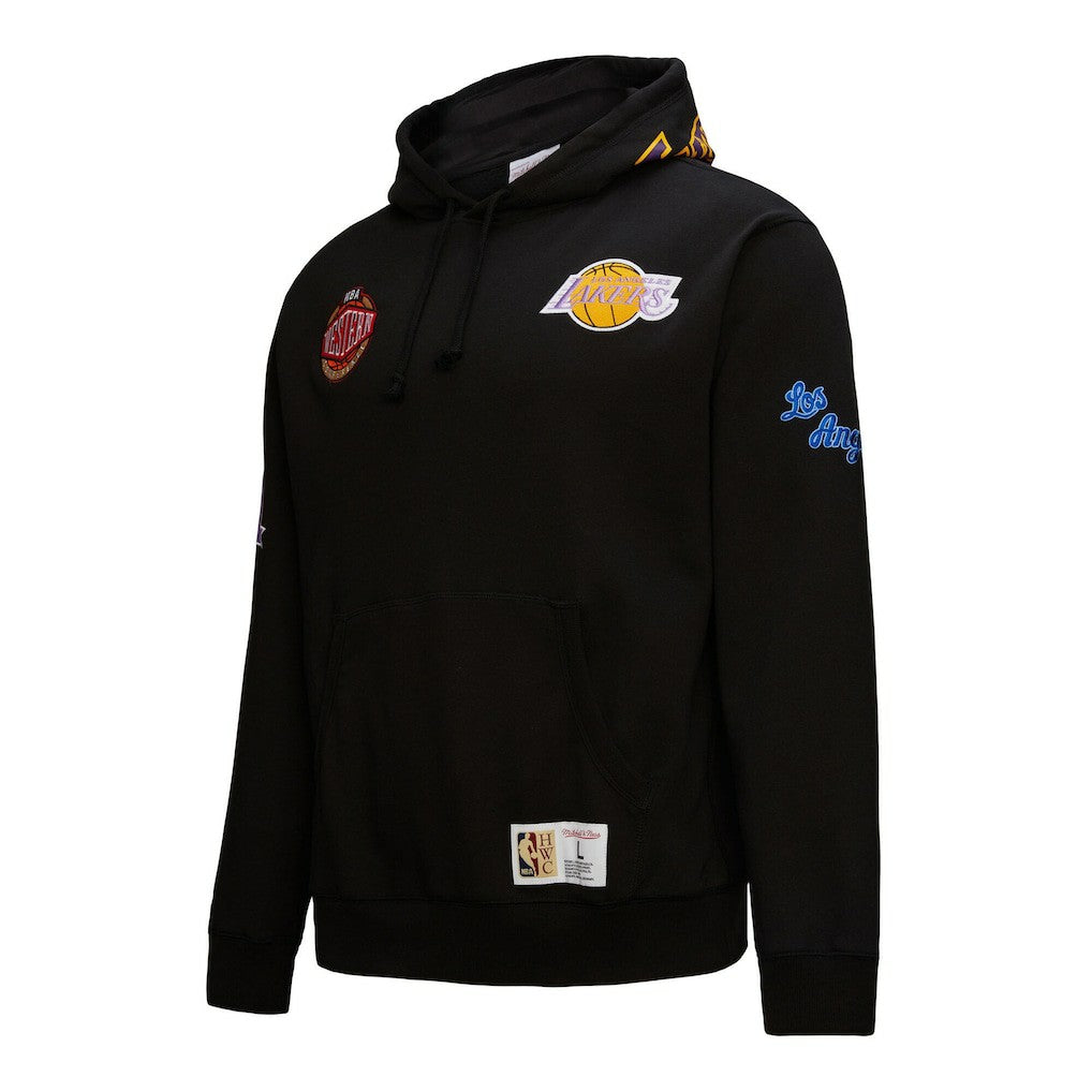 NBA Los Angeles Lakers Hardwood Classics Blackout Collection Pullover Hoodie