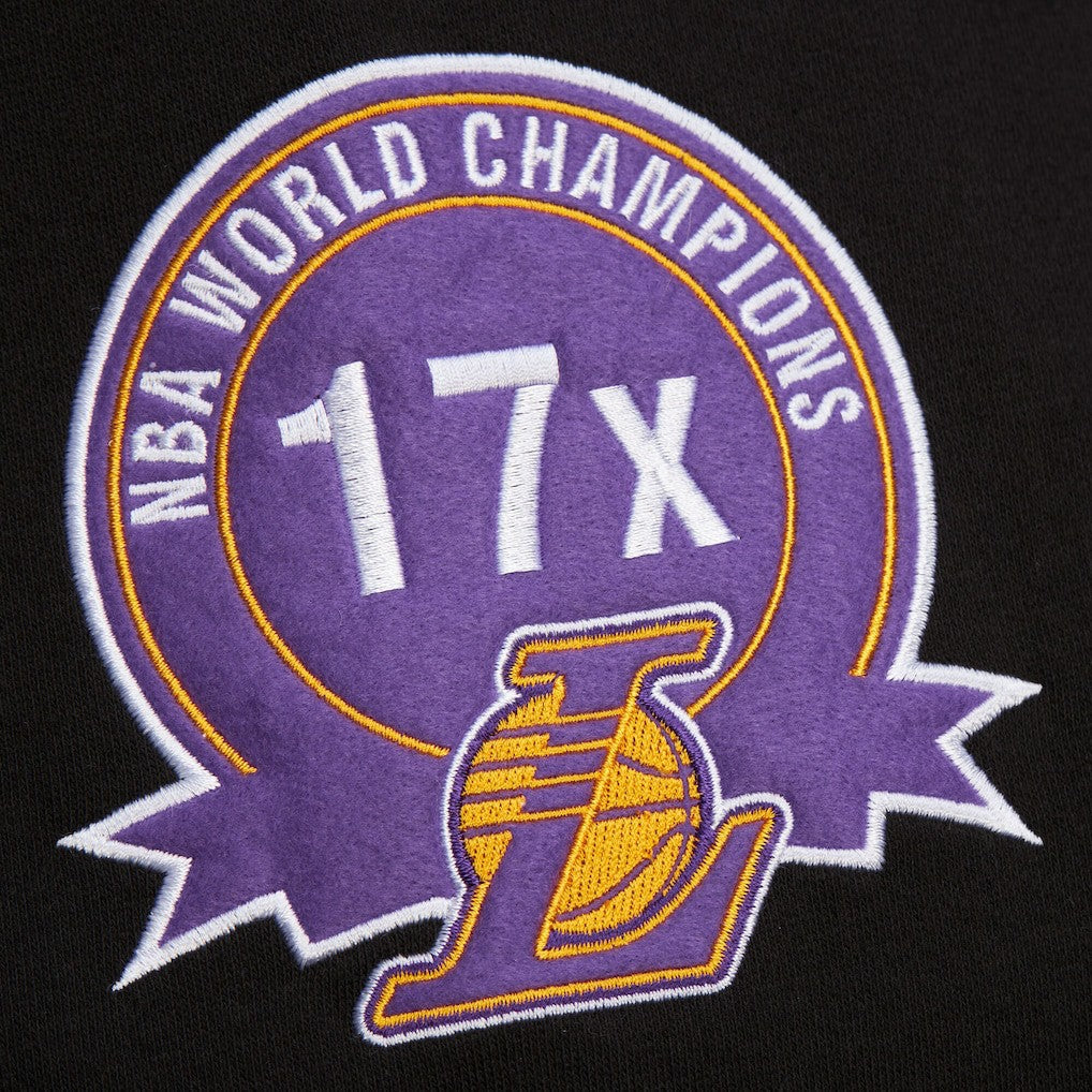 NBA Los Angeles Lakers Hardwood Classics Blackout Collection Pullover Hoodie