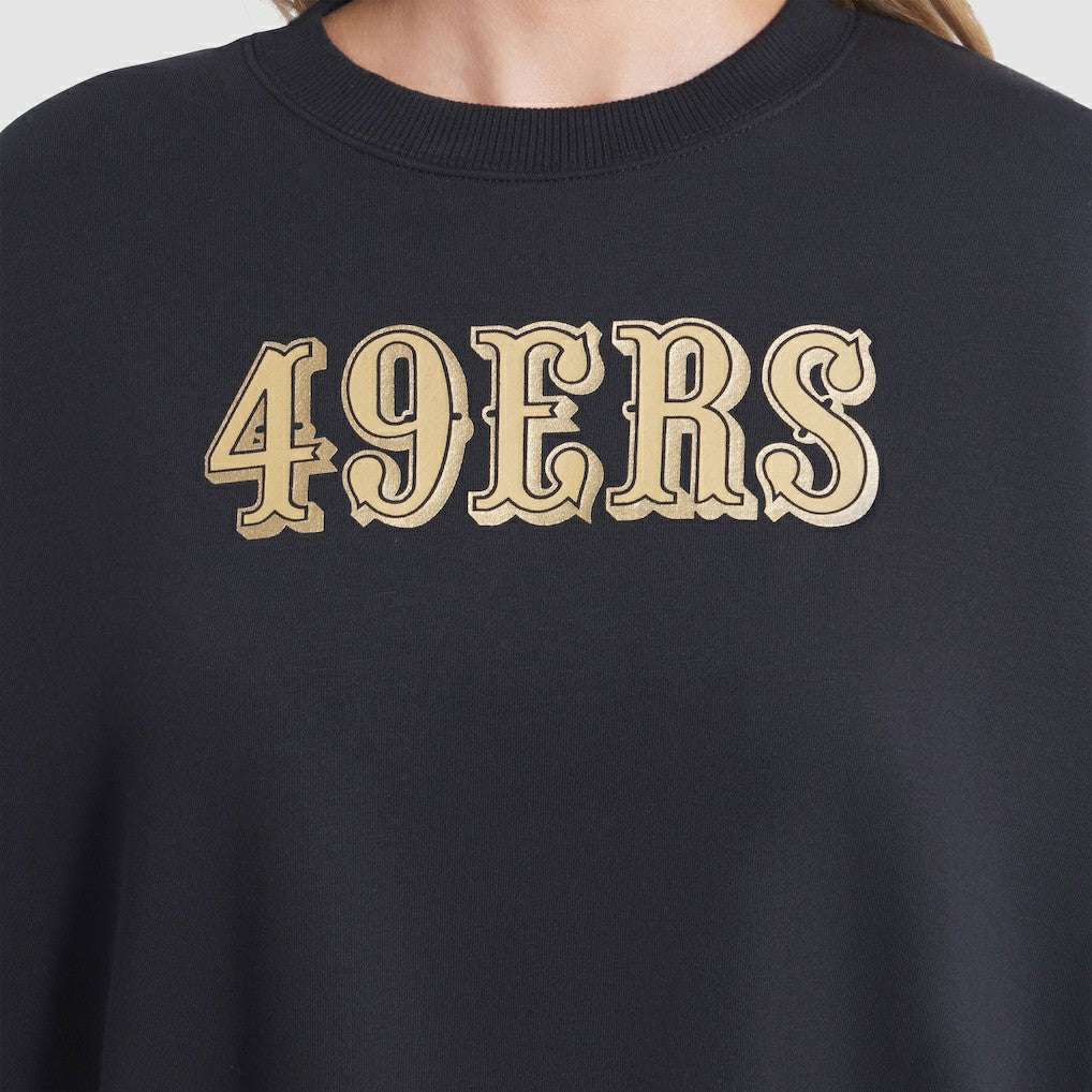 Women's 2025 Rivalries Collection Oversized Phoenix Fleece Sweatshirt - San Francisco 49ers