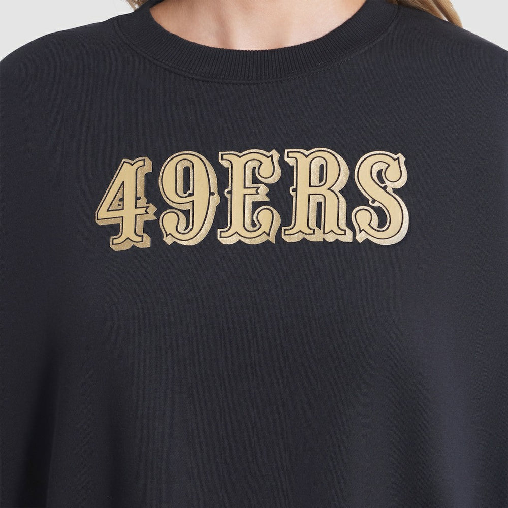 Women's 2025 Rivalries Collection Oversized Phoenix Fleece Sweatshirt - San Francisco 49ers