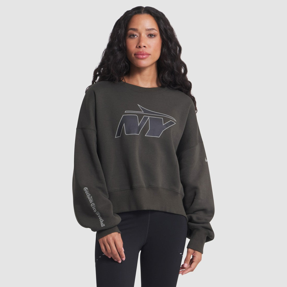 Women's 2025 Rivalries Collection Oversized Phoenix Fleece Sweatshirt - New York Jets