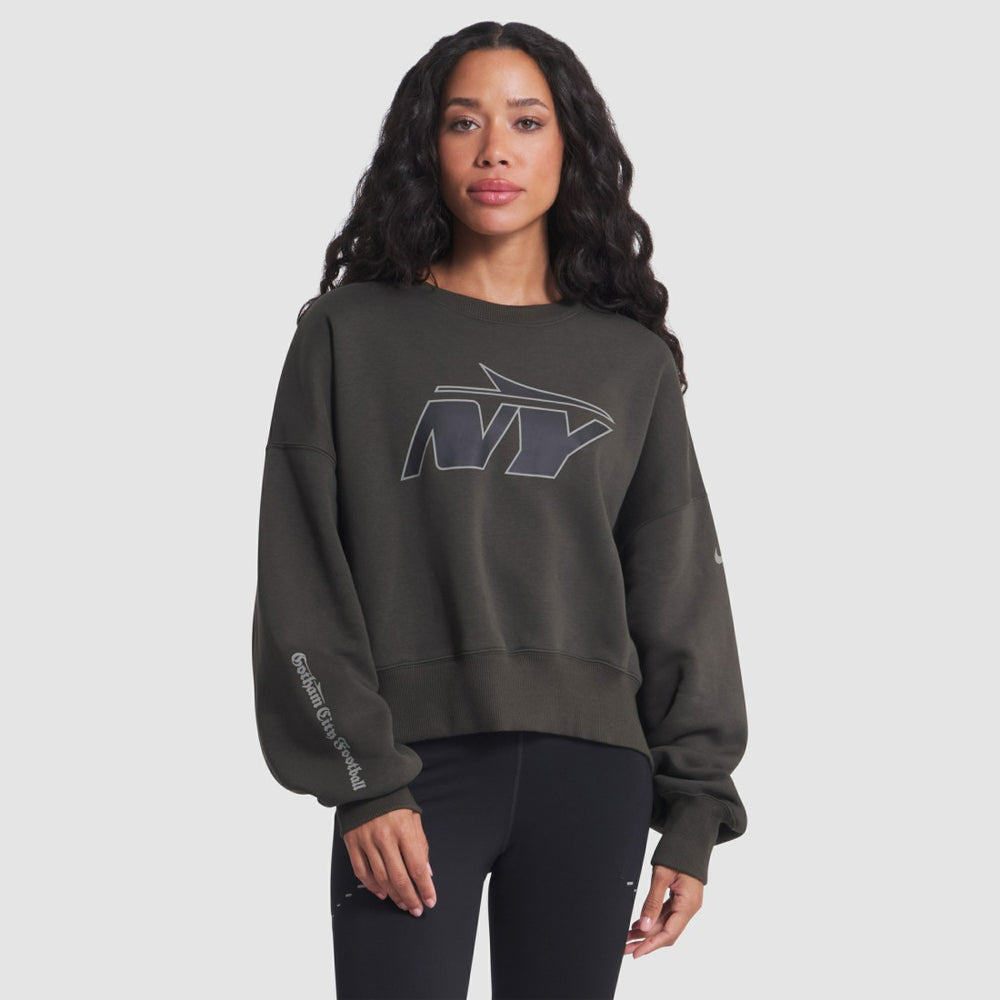Women's 2025 Rivalries Collection Oversized Phoenix Fleece Sweatshirt - New York Jets