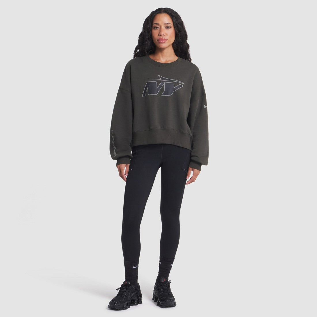 Women's 2025 Rivalries Collection Oversized Phoenix Fleece Sweatshirt - New York Jets
