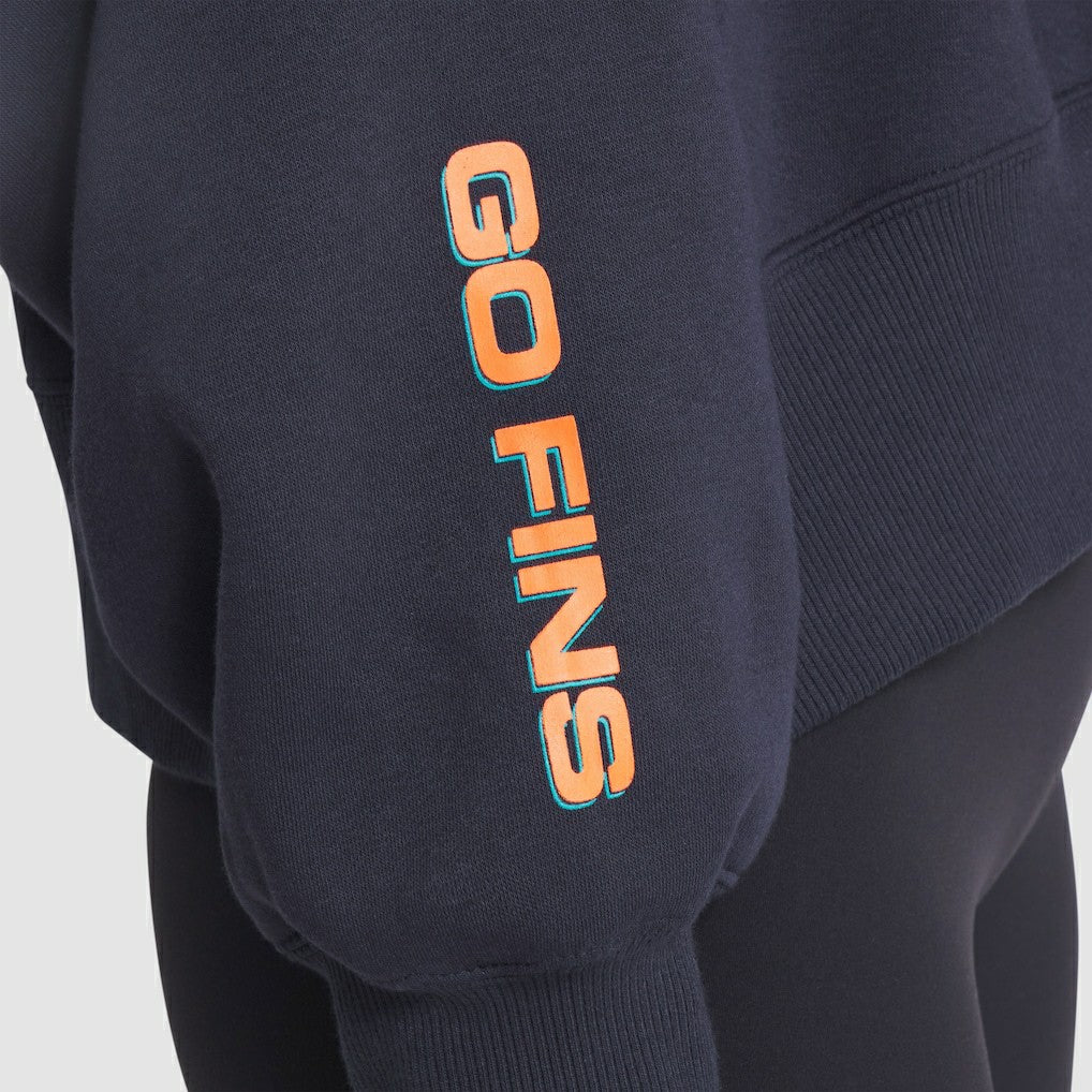 Women's 2025 Rivalries Collection Oversized Phoenix Fleece Sweatshirt - Miami Dolphins