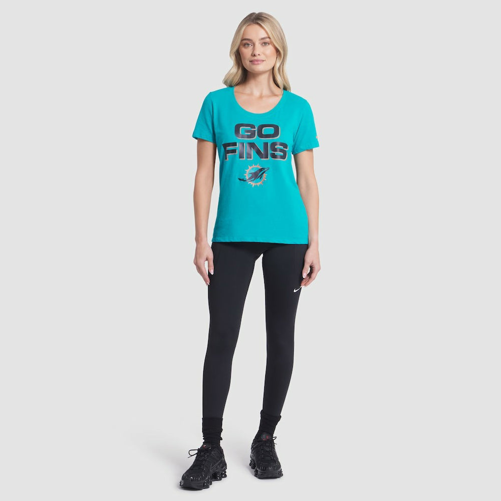 Women's 2025 Rivalries Collection Slub Dri-FIT T-Shirt - Miami Dolphins
