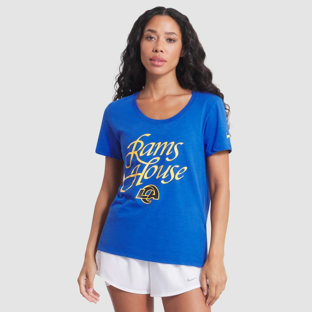 Women's 2025 Rivalries Collection Slub Dri-FIT T-Shirt - Los Angeles Rams