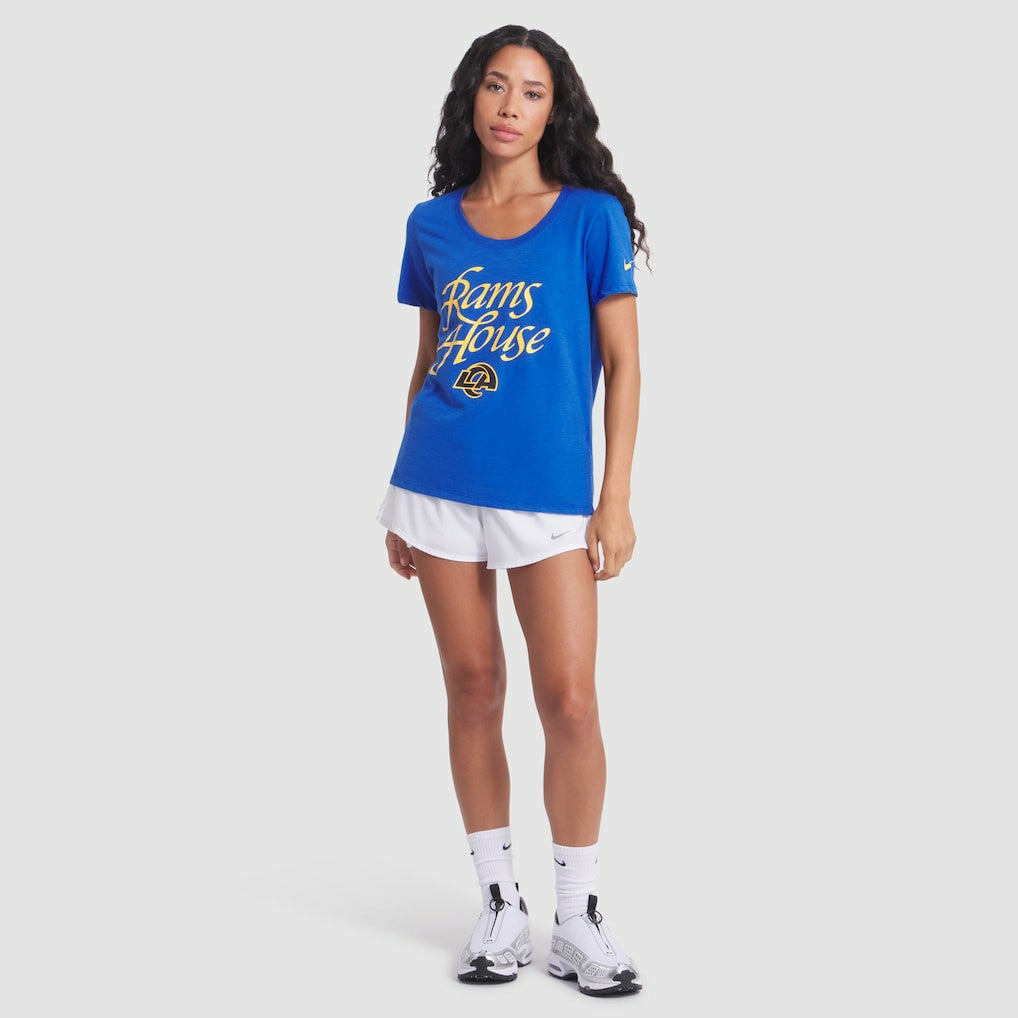 Women's 2025 Rivalries Collection Slub Dri-FIT T-Shirt - Los Angeles Rams
