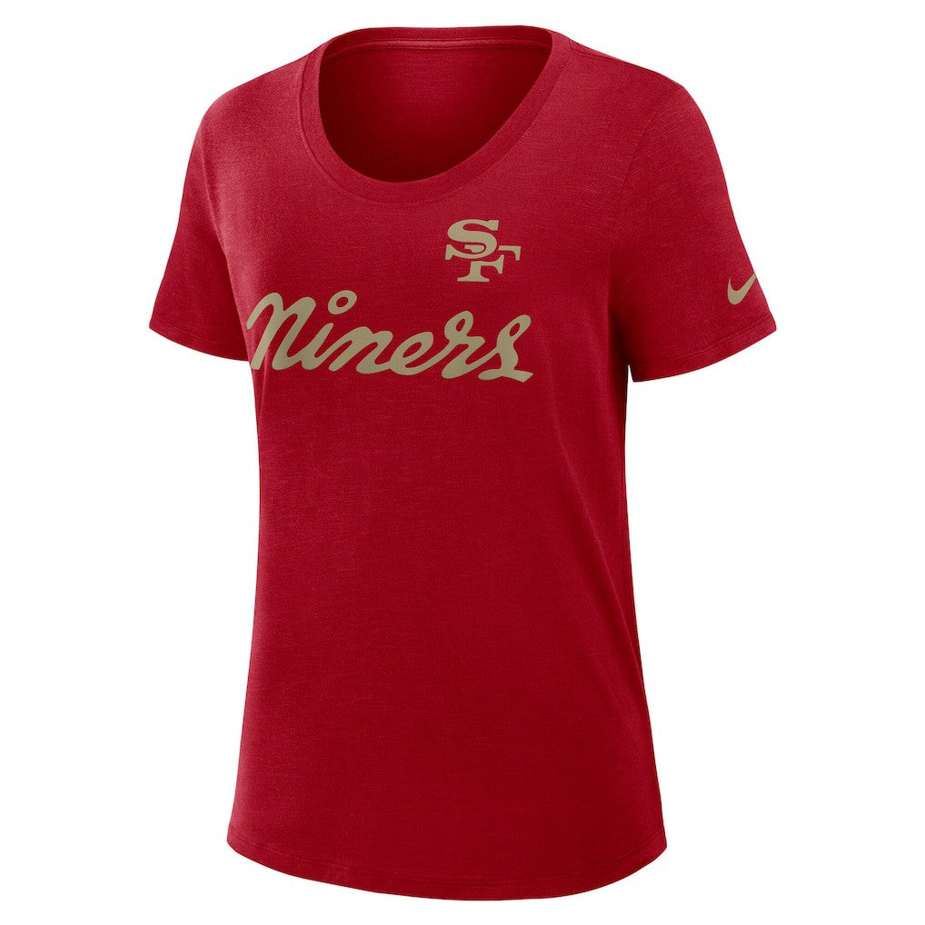 Women's 2025 Rivalries Collection Slub Dri-FIT T-Shirt - San Francisco 49ers