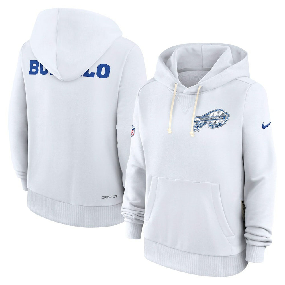 Women's 2025 Rivalries Collection Standard Issue Sideline Dri-FIT Hoodie - Buffalo Bills