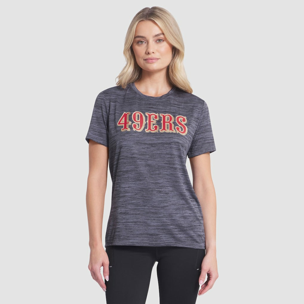 Women's 2025 Rivalries Collection Sideline Velocity Dri-FIT T-Shirt - San Francisco 49ers