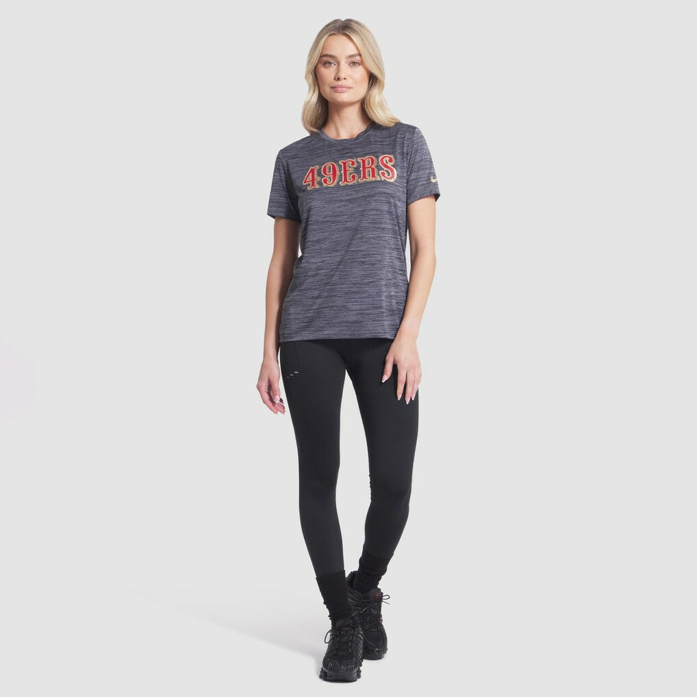Women's 2025 Rivalries Collection Sideline Velocity Dri-FIT T-Shirt - San Francisco 49ers