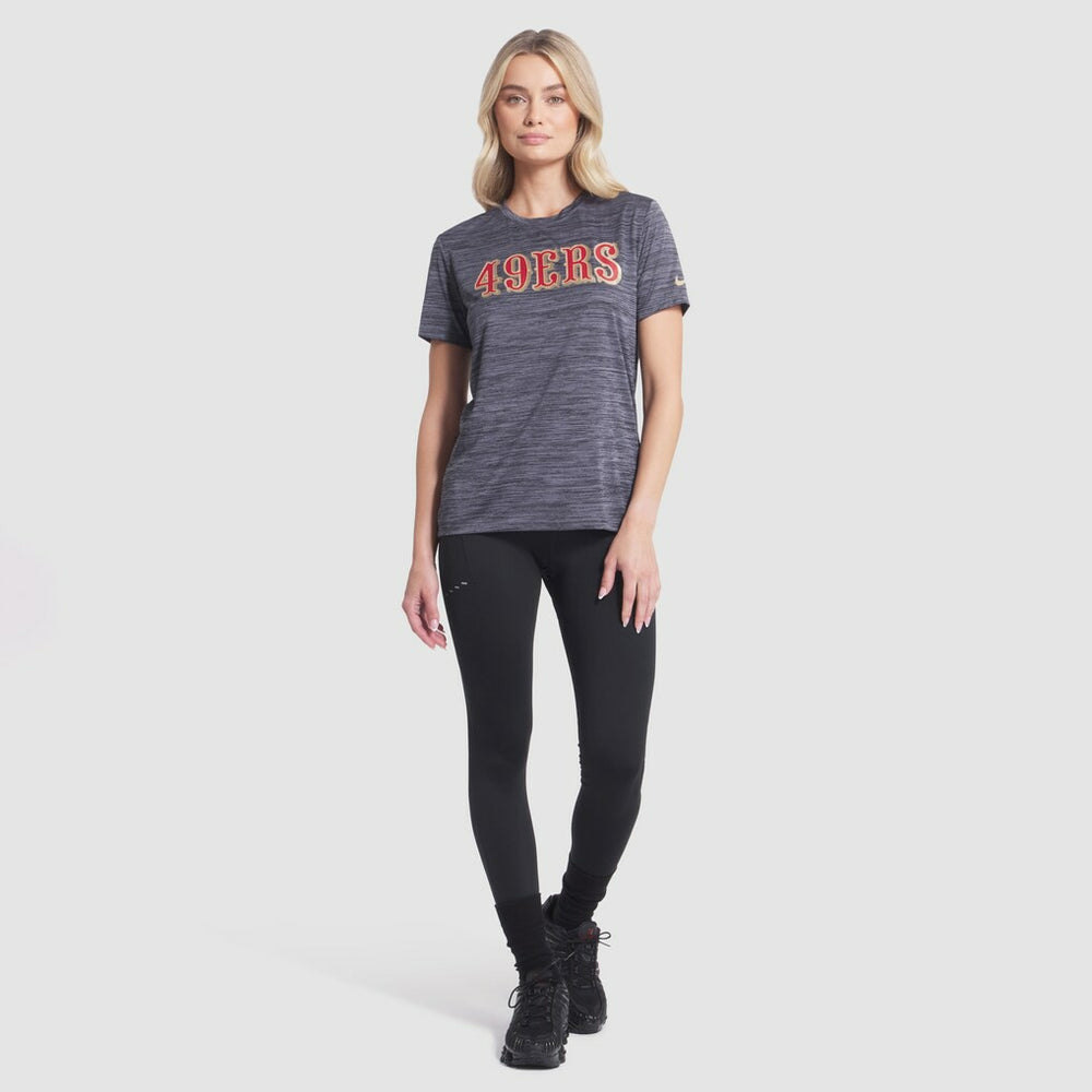 Women's 2025 Rivalries Collection Sideline Velocity Dri-FIT T-Shirt - San Francisco 49ers