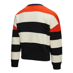 MLB Houston Astros Mitchell & Ness Women's Cooperstown Collection Blocked Fleece Pullover Sweatshirt- Orange/Black