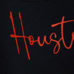 MLB Houston Astros Mitchell & Ness Women's Cooperstown Collection Blocked Fleece Pullover Sweatshirt- Orange/Black