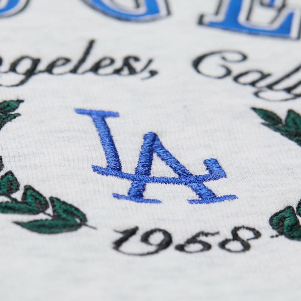 MLB Los Angeles Dodgers Mitchell & Ness Women's Cropped Toggle Pullover Sweatshirt