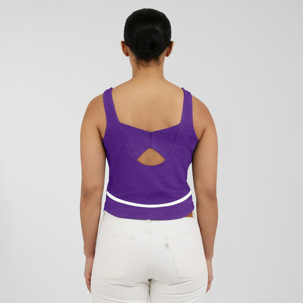 WEAR by Erin Andrews Women's Square Neck Tank Top - Minnesota Vikings
