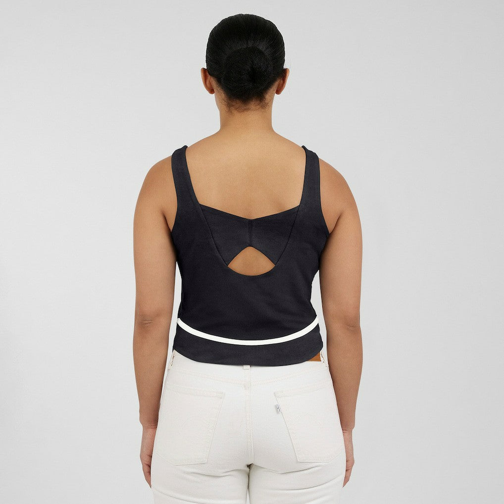 WEAR by Erin Andrews Women's Square Neck Tank Top - Pittsburgh Steelers