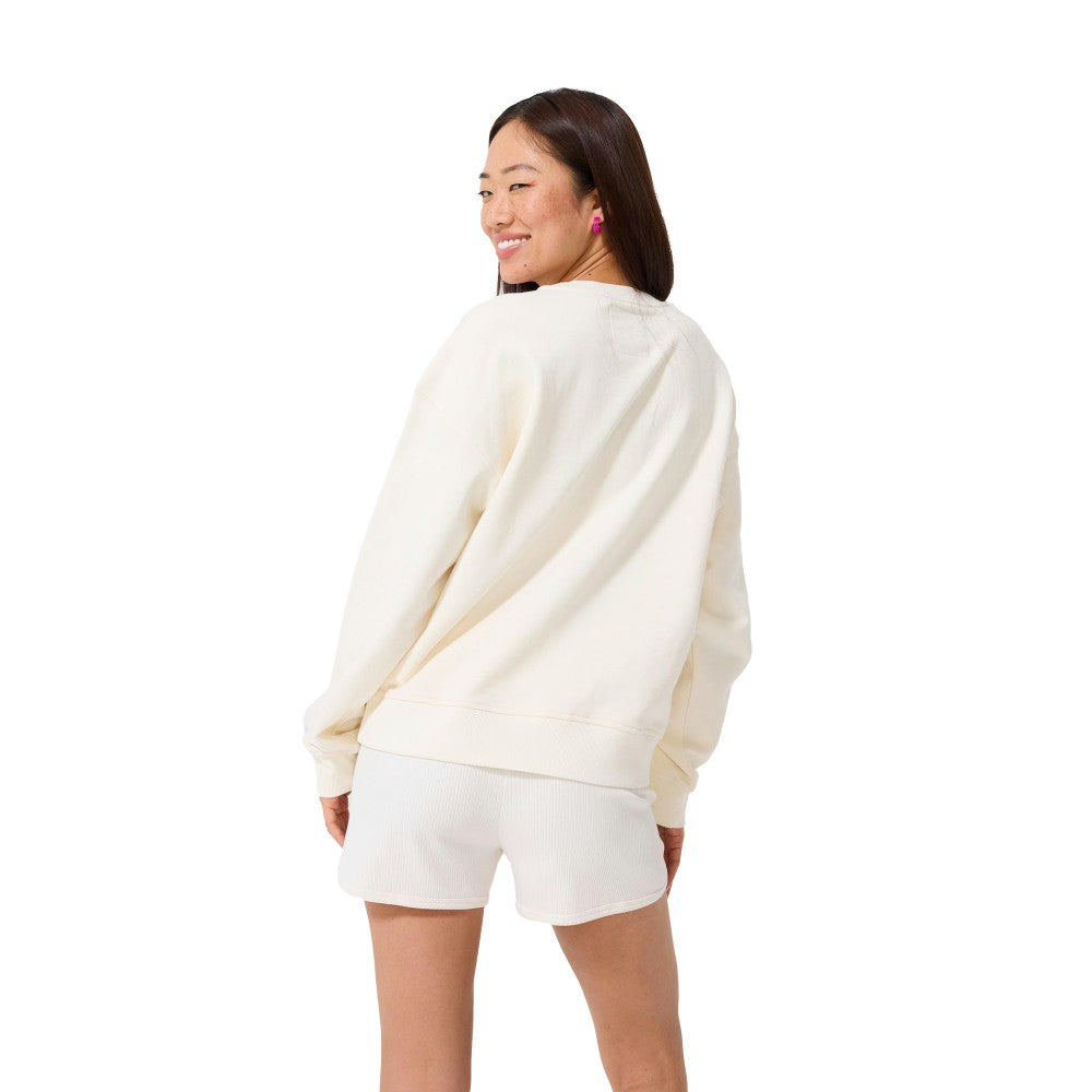 MLB New York Mets Terez Women's Technicolor  Oversized Pullover Sweatshirt
