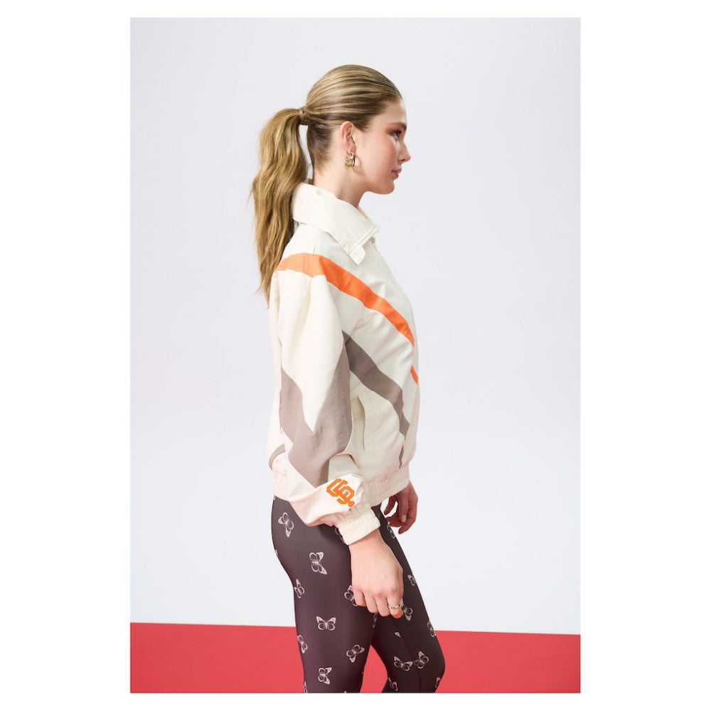 MLB San Francisco Giants Terez Women's Ripstop Chevron Quarter-Zip Pullover