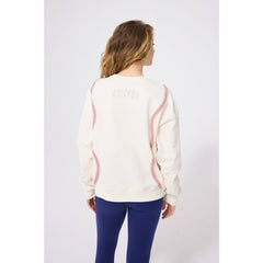 MLB Chicago Cubs Terez Women's Baseball Stitch Pullover Sweatshirt