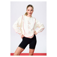 MLB Los Angeles Dodgers Terez Women's Baseball Stitch Pullover Sweatshirt