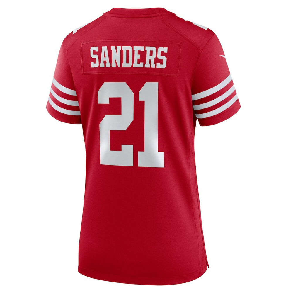 Deion Sanders  Women's Retired Player Game Jersey - San Francisco 49ers