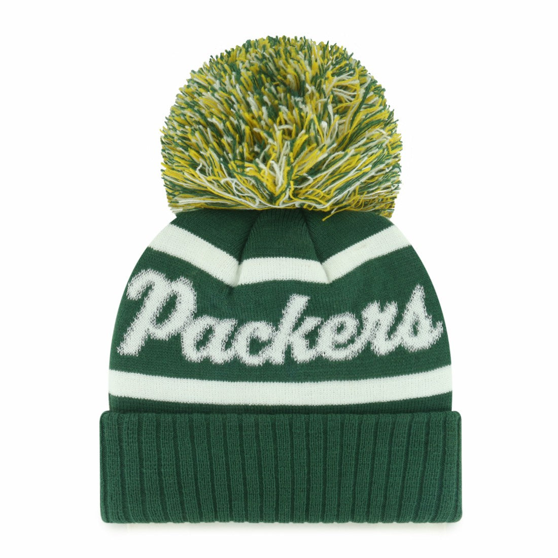 '47 Women's Spirited Cuffed Knit Hat with Pom - Green Bay Packers