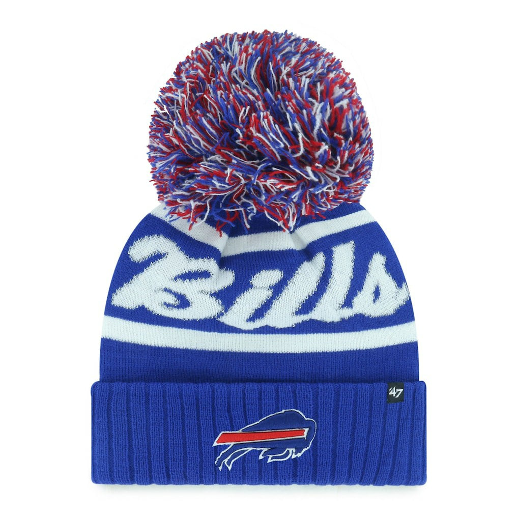 '47 Women's Spirited Cuffed Knit Hat with Pom - Buffalo Bills