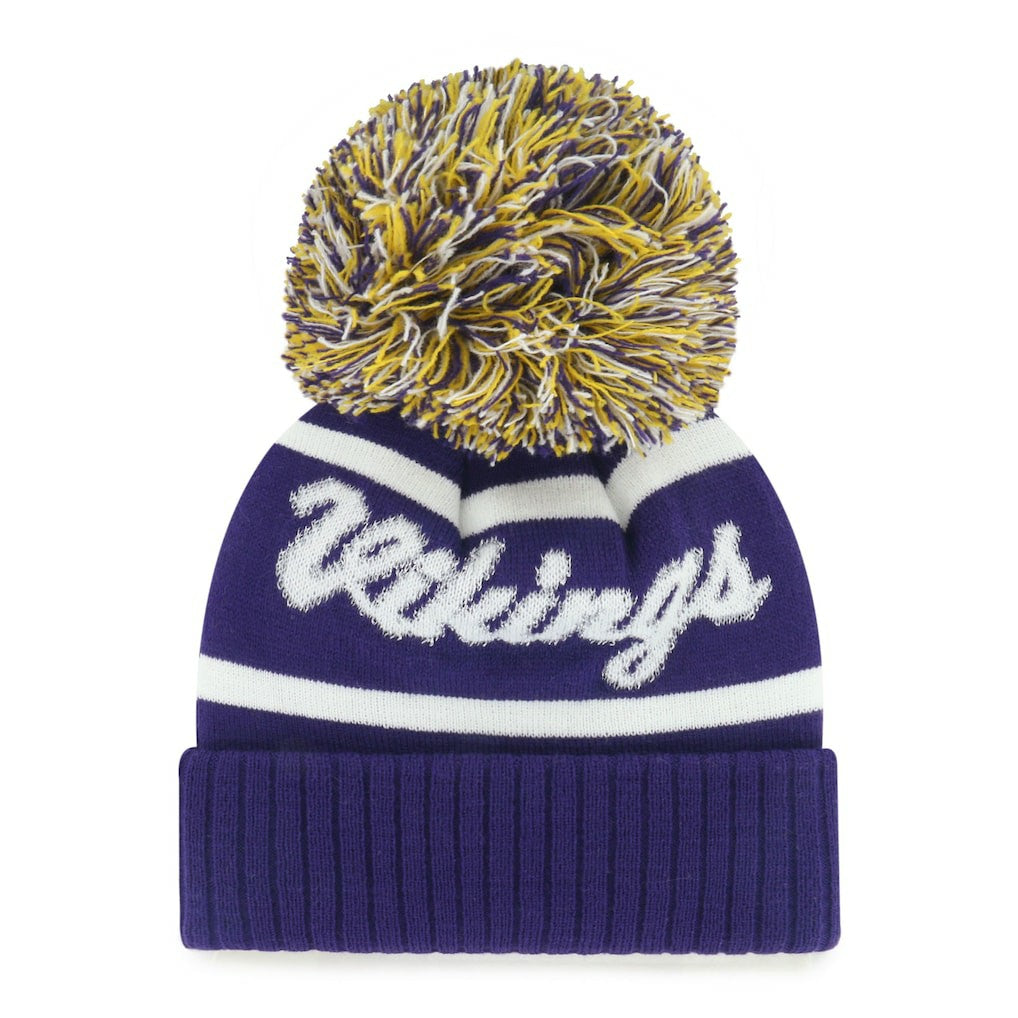 '47 Women's Spirited Cuffed Knit Hat with Pom - Minnesota Vikings