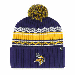 '47 Youth Polar Vortex Cuffed Knit Hat with Pom - Minnesota Vikings