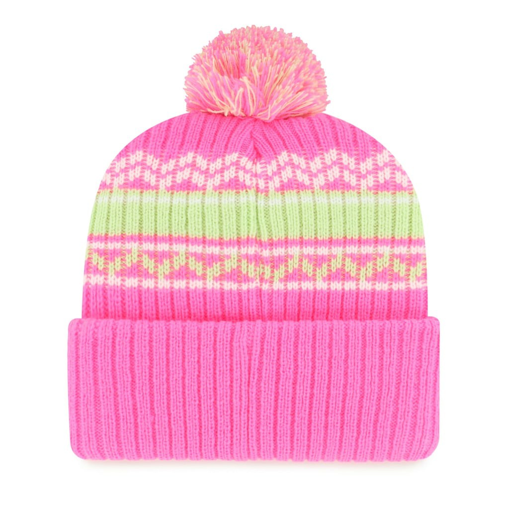 '47 Girls Youth Polar Vortex Cuffed Knit Hat with Pom - Minnesota Vikings