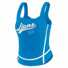 WEAR by Erin Andrews Women's Square Neck Tank Top - Detroit Lions