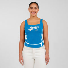 WEAR by Erin Andrews Women's Square Neck Tank Top - Detroit Lions