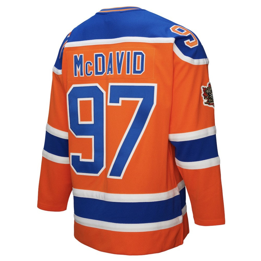 NHL Orange Connor McDavid Edmonton Oilers Mitchell & Ness Power Play Jersey