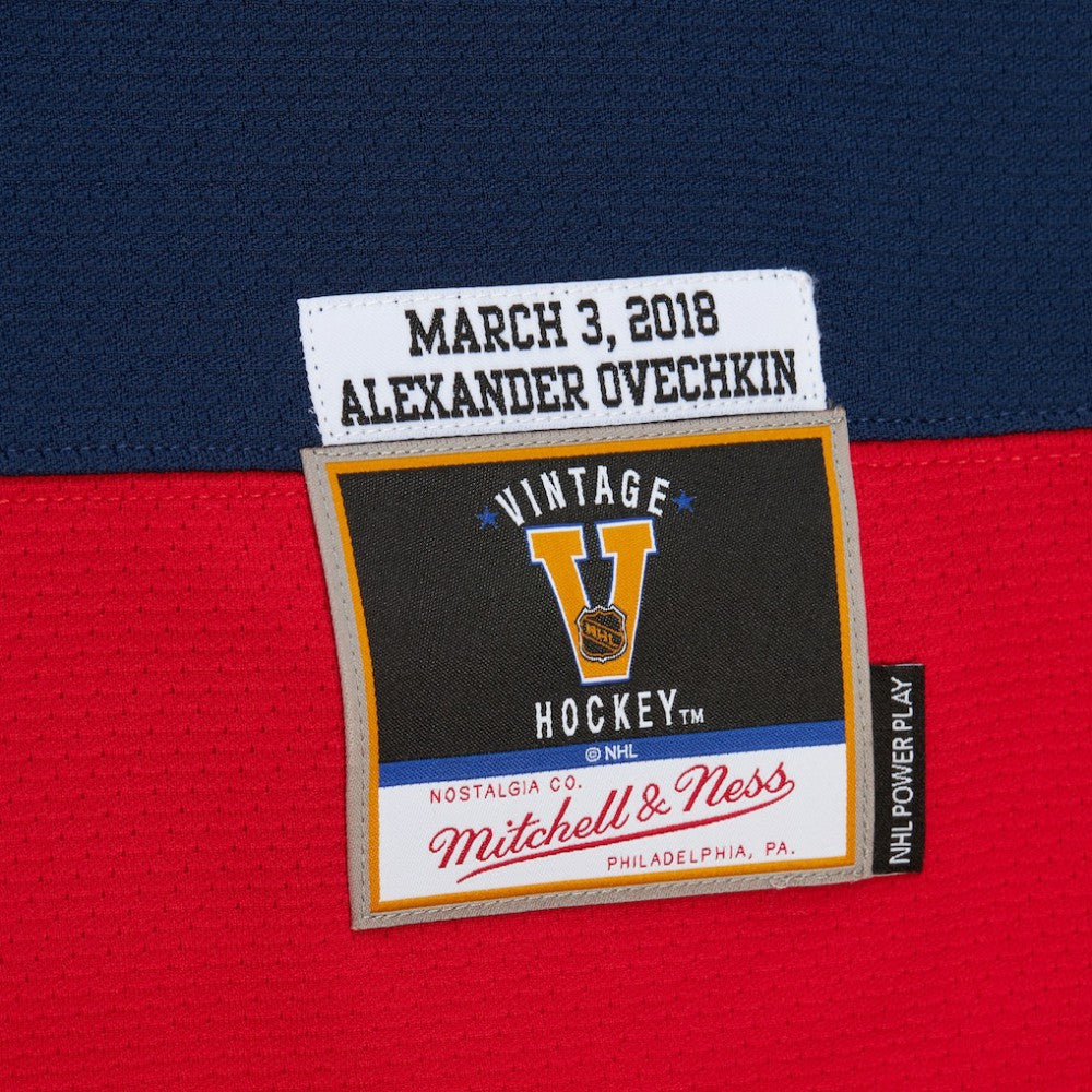 NHL Navy Alexander Ovechkin Washington Capitals Mitchell & Ness Power Play Jersey