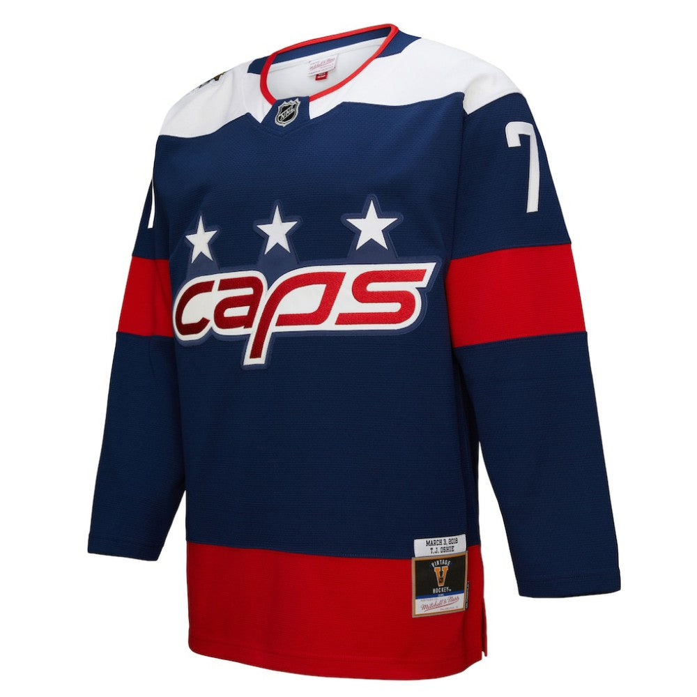 NHL Navy TJ Oshie Washington Capitals Mitchell & Ness Power Play Jersey