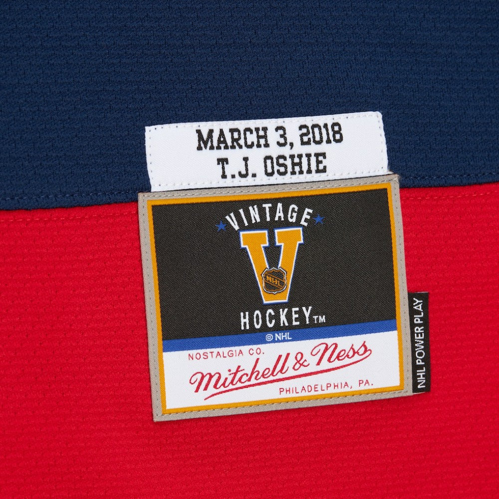 NHL Navy TJ Oshie Washington Capitals Mitchell & Ness Power Play Jersey
