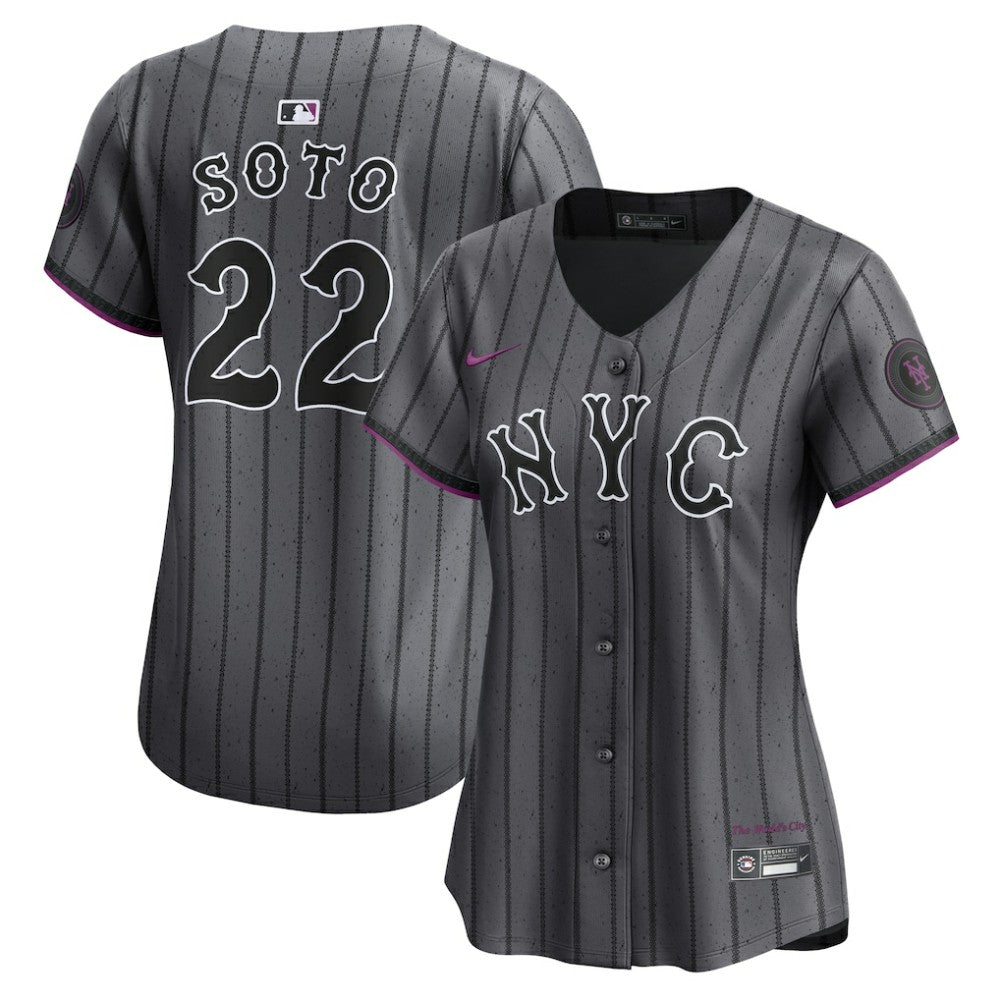 MLB Juan Soto New York Mets Nike Women's City Connect Limited Jersey