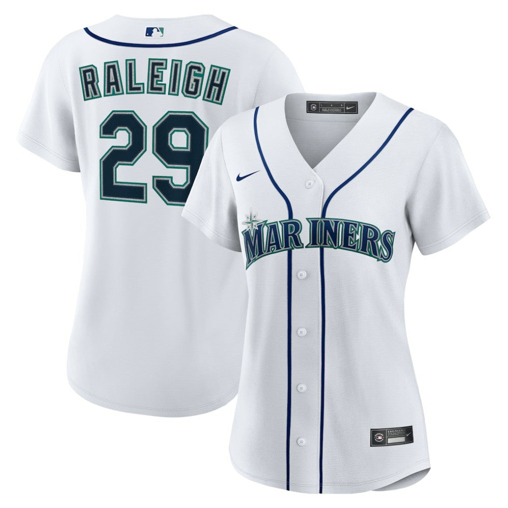 MLB Cal Raleigh Seattle Mariners Nike Women's Home Replica Jersey