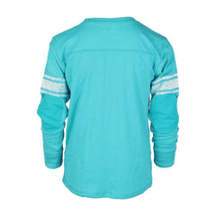 Wes & Willy Youth Football Long Sleeve T-Shirt - Miami Dolphins