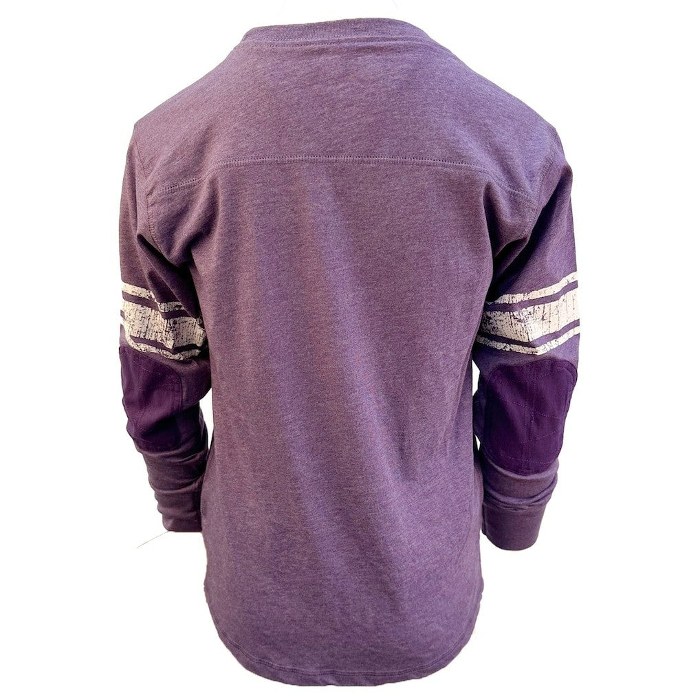 Wes & Willy Youth Football Long Sleeve T-Shirt - Minnesota Vikings