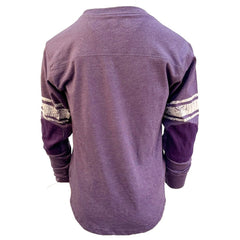 Wes & Willy Youth Football Long Sleeve T-Shirt - Minnesota Vikings