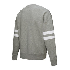 NHL Heather Gray New York Rangers Mitchell & Ness Women's Logo Lightweight Pullover Sweatshirt