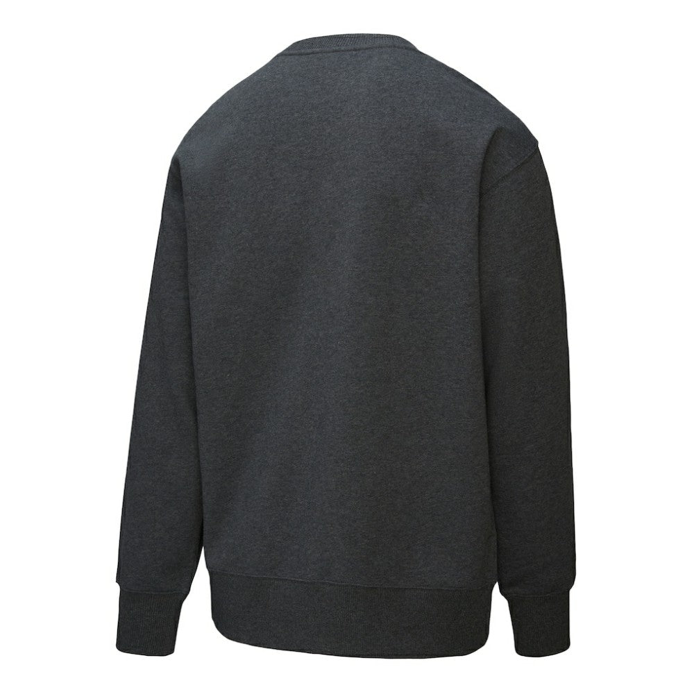 NHL Heather Charcoal Chicago Blackhawks Mitchell & Ness Playoff Win Fleece Pullover Sweatshirt