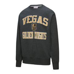 NHL Black Vegas Golden Knights Mitchell & Ness Playoff Win Fleece Pullover Sweatshirt