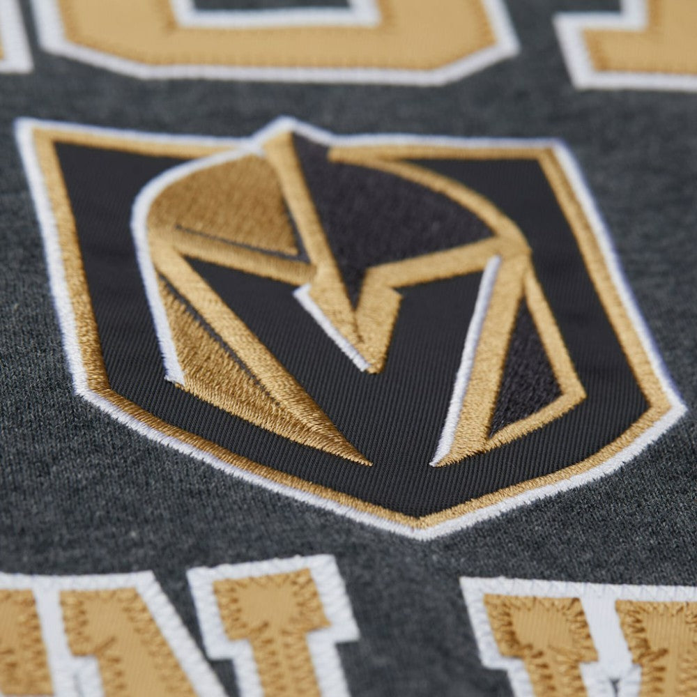 NHL Black Vegas Golden Knights Mitchell & Ness Playoff Win Fleece Pullover Sweatshirt
