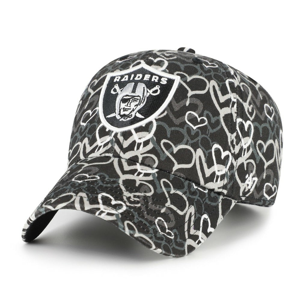 '47 Girls Preschool Mural Clean Up Adjustable Hat - Las Vegas Raiders