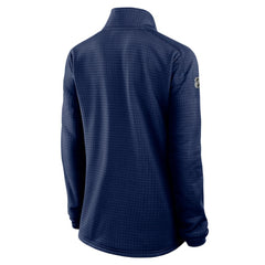 NHL Navy Winnipeg Jets Fanatics Women's Authentic Pro Rink Quarter-Zip Pullover