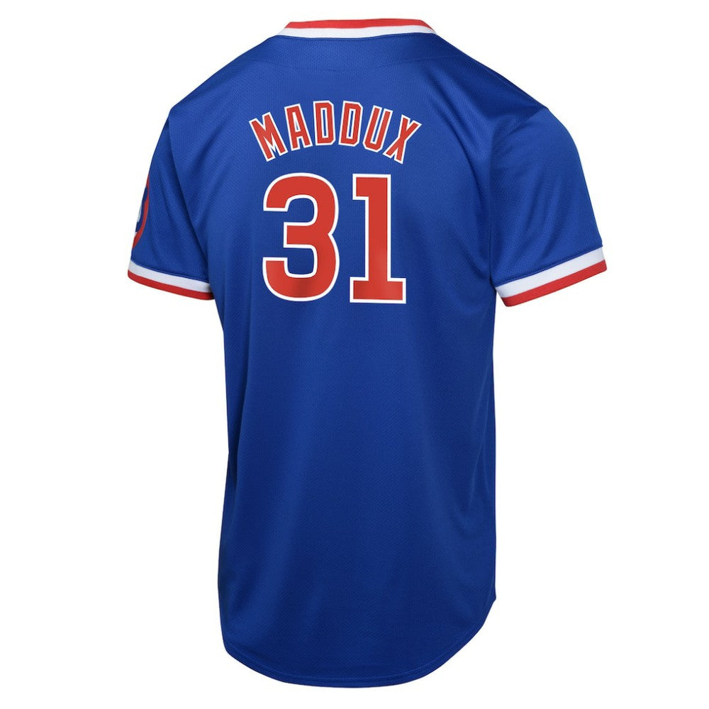 MLB Greg Maddux Chicago Cubs Nike Youth Cooperstown Collection Limited Jersey